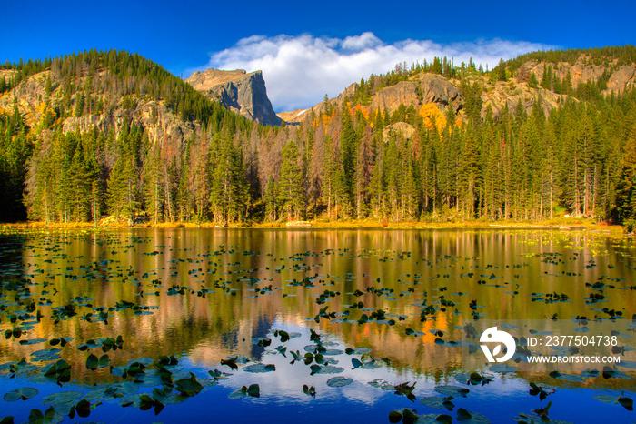 Emerald Lake, Rocky Mountain National Park, Colorado.