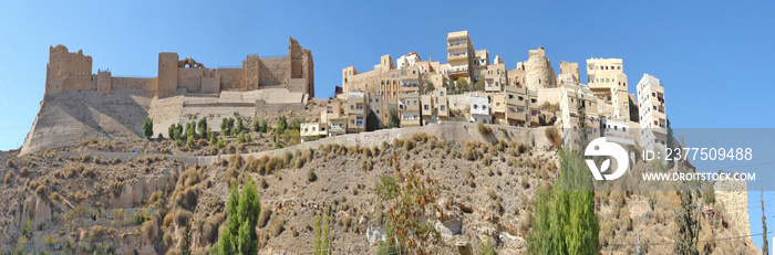 约旦卡拉克城堡全景