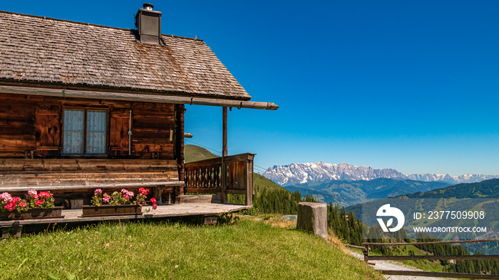 Beautiful alpine view at Rauris, Salzburg, Austria