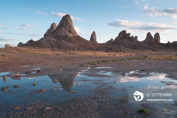 Trona Pinnacles are nearly 500 tufa spires hidden in California Desert National Conservation Area, n