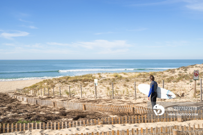 CAP FERRET（法国阿尔卡雄巴辛），莱日平原上的冲浪者