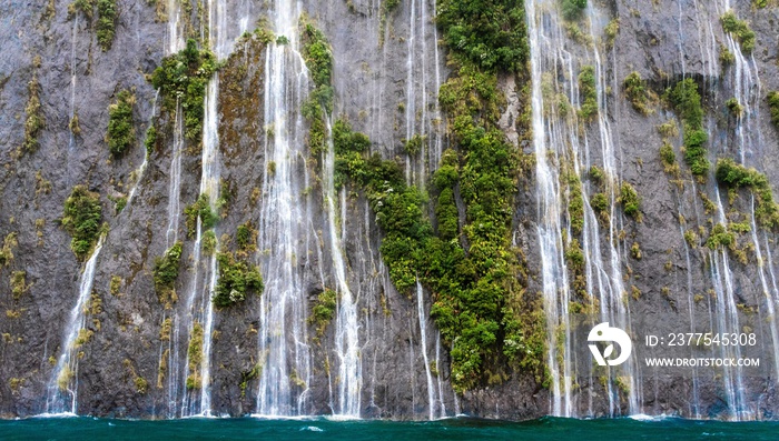 Waterfall Wall, Milford Sound New Zealand