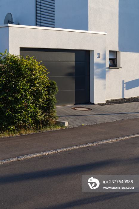 carport garage of entrace area modern houses