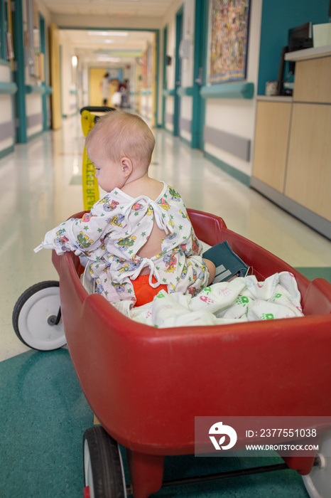 baby in hospital