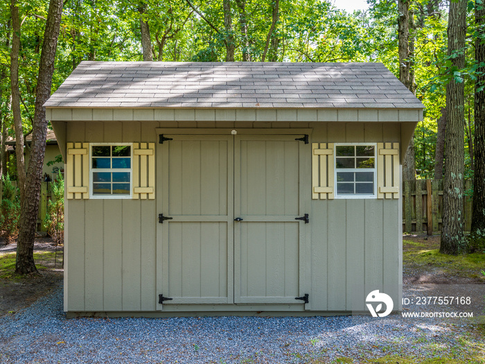 Stock photo of the shed