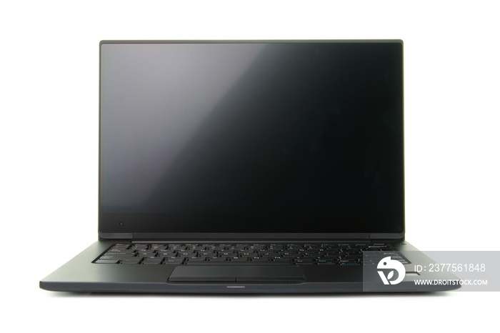 Black laptop computer