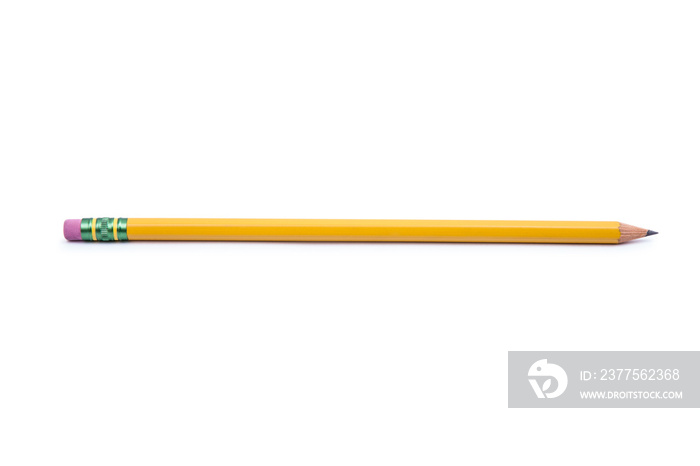 Pencil isolated on pure white background