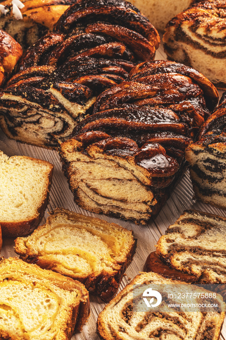 Sweet homemade babka