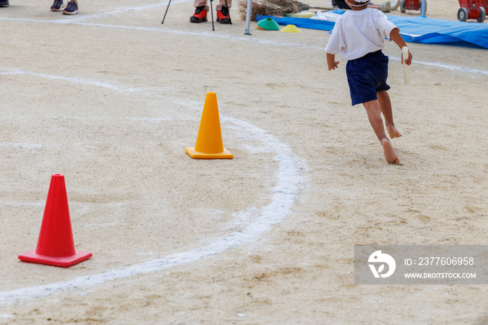 運動会のかけっこのイメージ