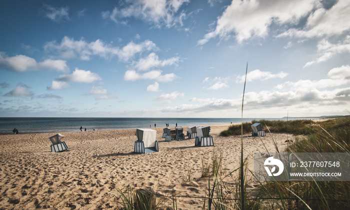 Strandkörbe am Ostseestrand