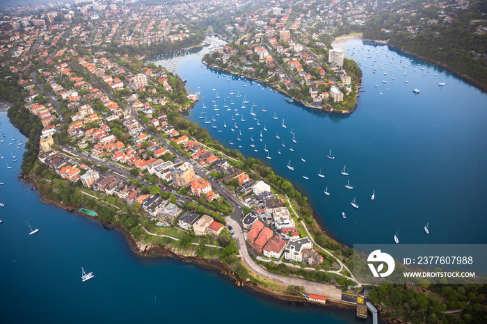 Kirribilli Suburb Peninsula in Sydney Harbour, Australia