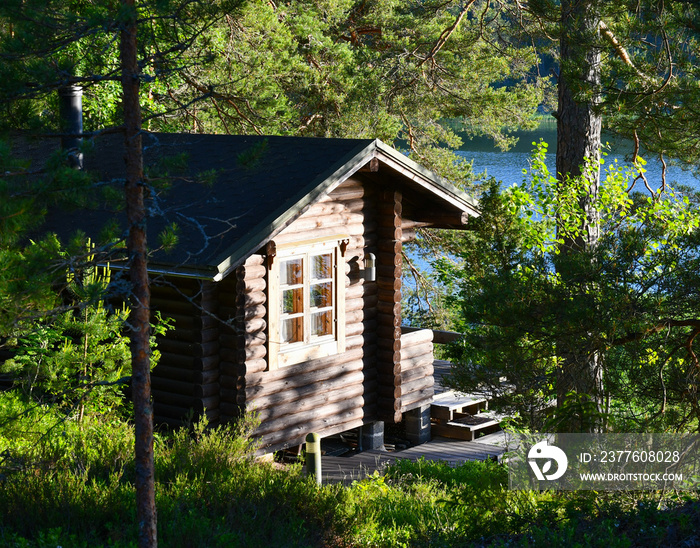 Traditional Finnish sauna