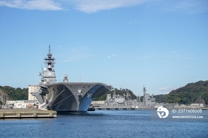 神奈川県横須賀市の軍港