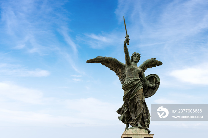 Winged Victory - Ponte Vittorio Emanuele II - Rome Italy