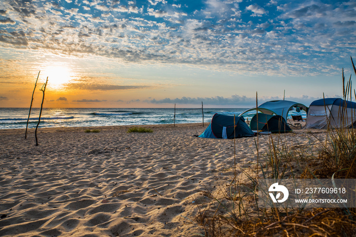 Tent on the beach