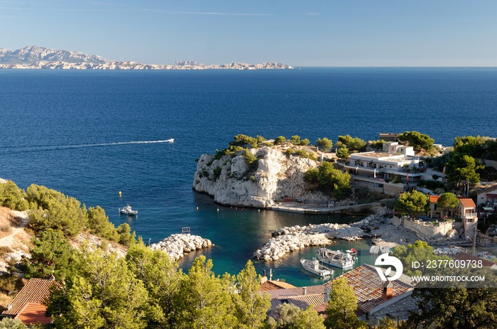 Pretty little harbor in southern France