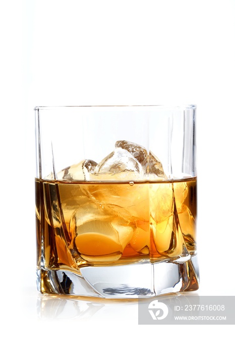 Glass of whisky - studio shot