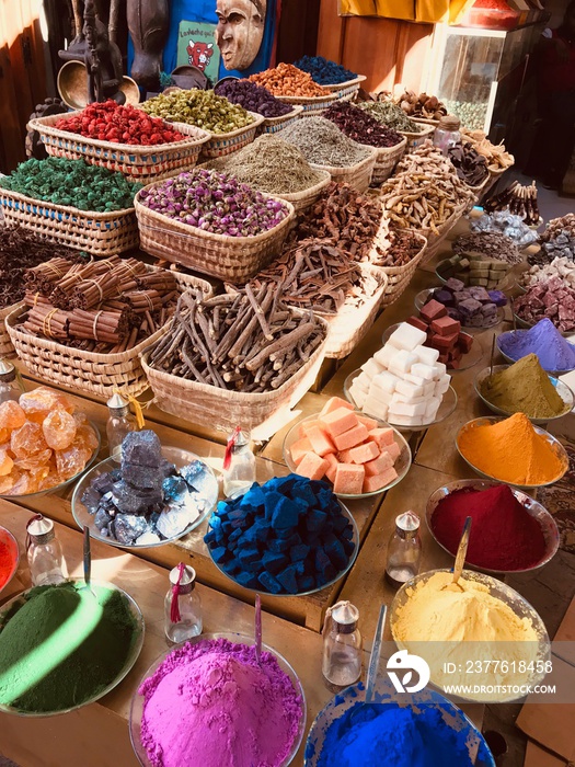 Marrocan spice market