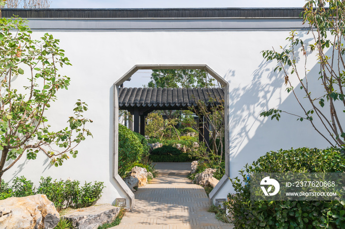 bridge in garden