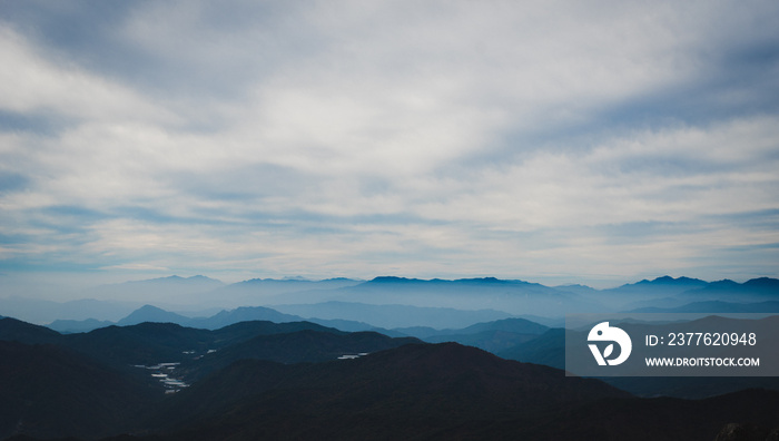 Hiking from moisture to cloud in Gayasan National Park, South Korea