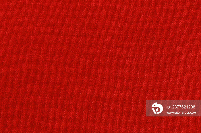 Dark red fabric texture background, seamless pattern of natural textile surface.