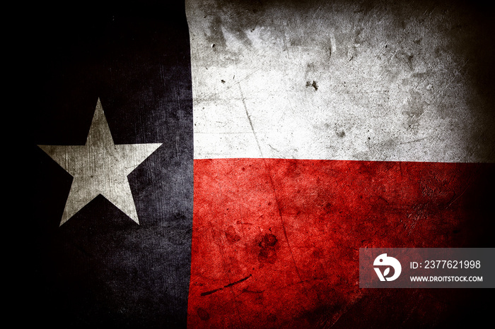 Grunge Texas flag