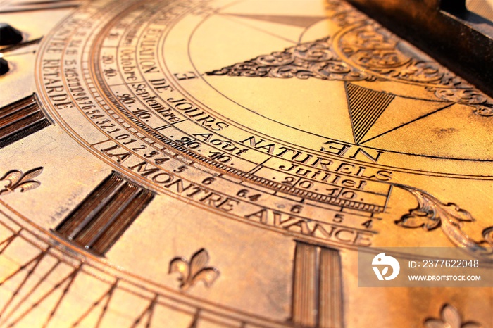 An Image of a sundial - astronomical