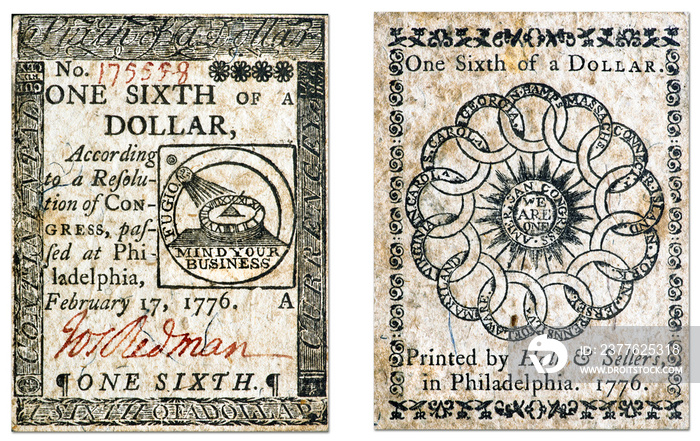 Continental Currency Dollar.
