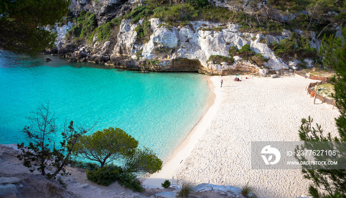 Cala en Turqueta (Turqueta Beach) in Menorca, Spain