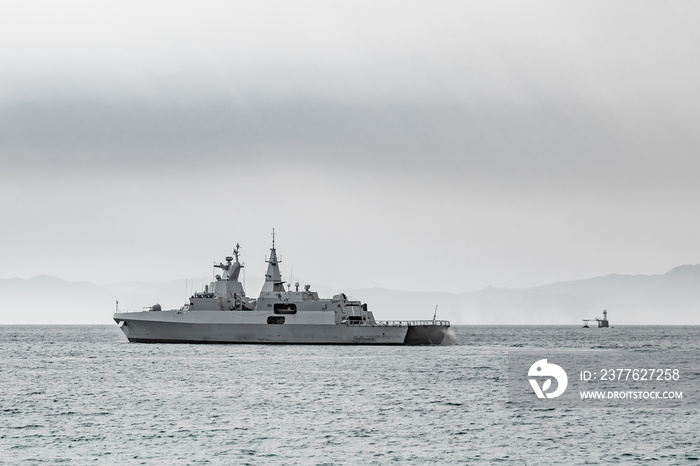 South African Navy Frigate warship