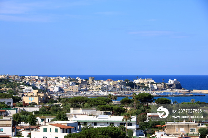 Aerial View of Forio, Ischia Island, Italy