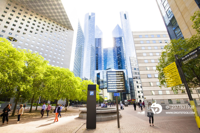 La Defense business district, Paris, France