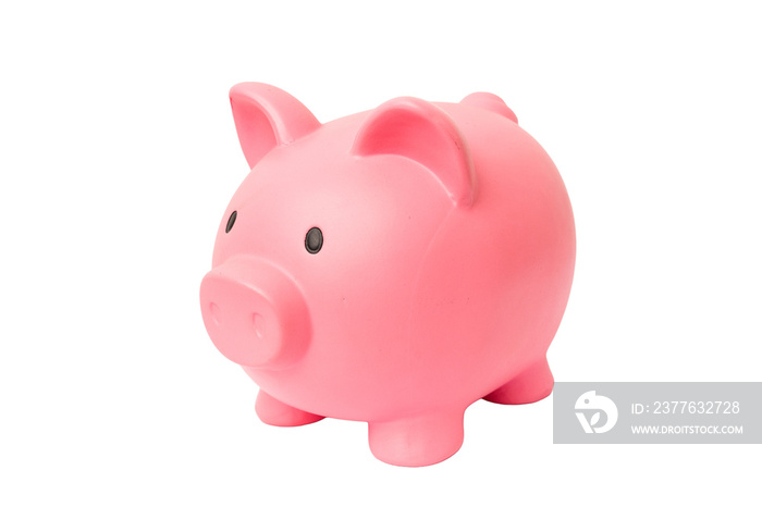 Piggy bank isolated on white background