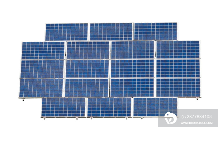 Photovoltaikanlage bzw. Solarpanele freigestellt