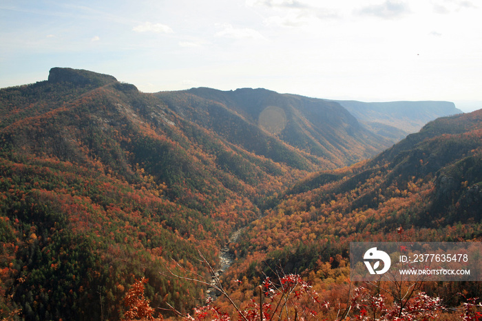 Linville Gorge in Autumn, North Carolina