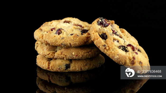 Dried fruits chip cookies