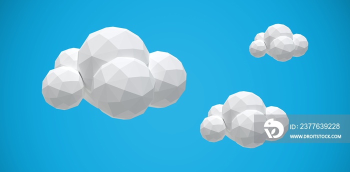 Composite image of composite image of cloud icon 3d