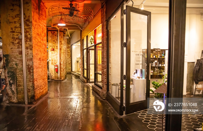 USA, New York, Chelsea market. Interior view, main hall