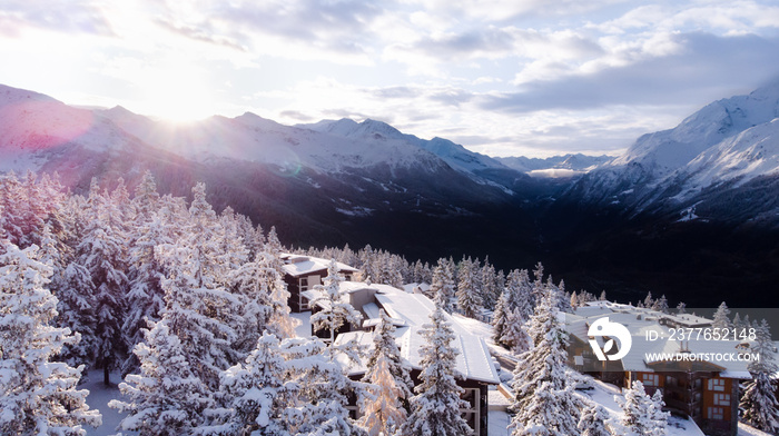 La Rosière vue du ciel