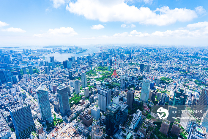 東京タワー・空撮写真