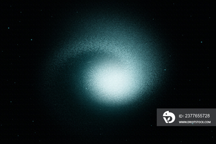 Teal galaxy abstract background texture
