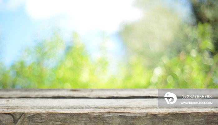 Wooden table background