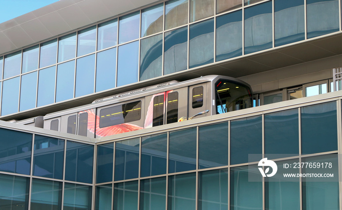 People mover elevated monorail Tampa Airport