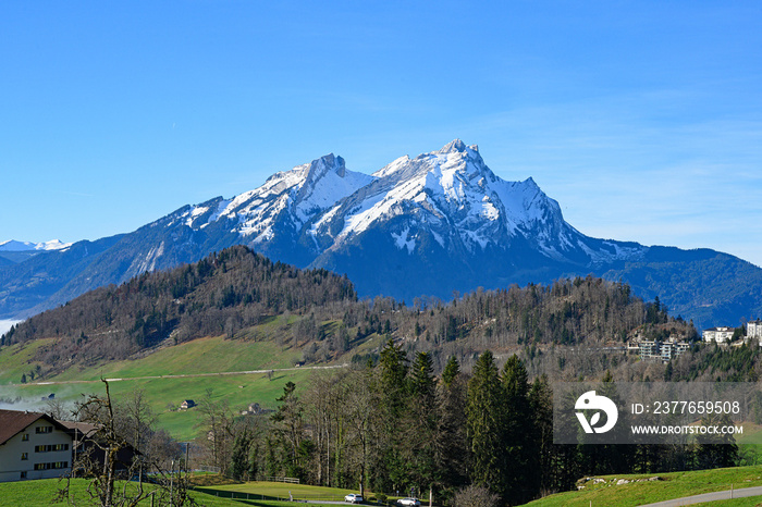 Pilatus,  aus Sicht des Bürgenstocks, Nidwalden, Schweiz