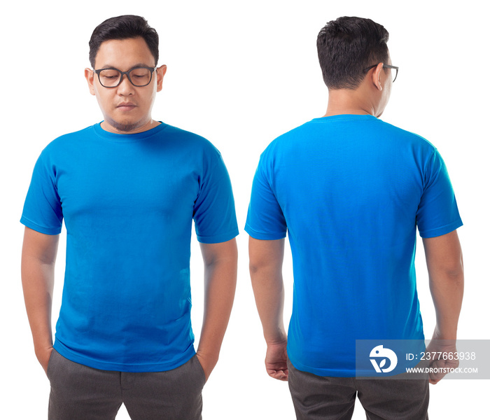 Blue Shirt Design Template