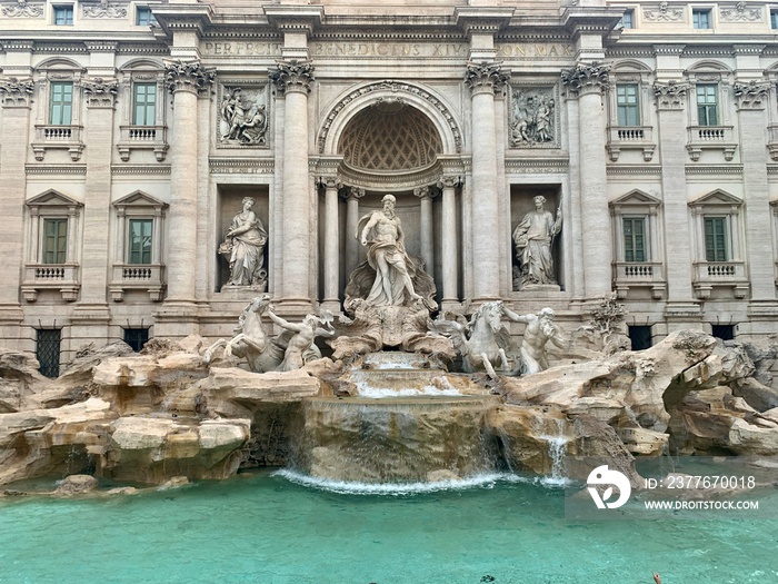 Photo Fontaine Trevi rome italie europe