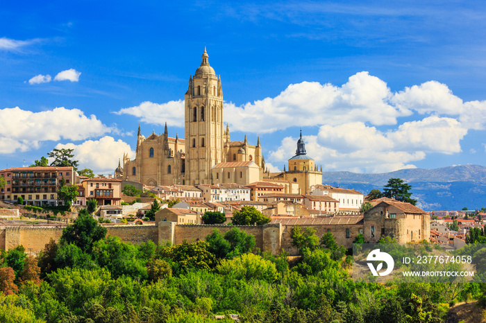 Segovia, Spain. Catedral de Santa Maria de Segovia, Castilla y Leon.