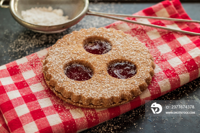 Traditional Linzer Cookies