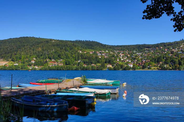 the Gerardmer lake in France