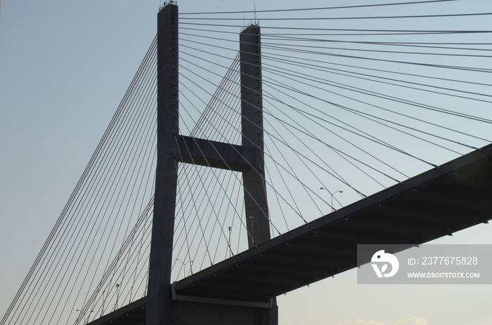 TALMADGE MEMORIAL BRIDGE/SAVANNAH RIVER SAVANNAH GA